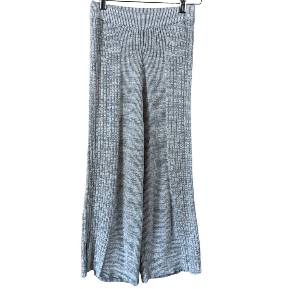 Attu Ribbed Knit Flare Pants